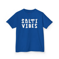 Gildan 5000B | Kids’ "Salty Vibes" Premium Cotton T-Shirt – Tropical Beach & Summer Vacation Tee