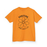 Gildan 5000B | Kids' Positive Vibes Daisy Tee – Mind, Vibes & Life Graphic T-Shirt