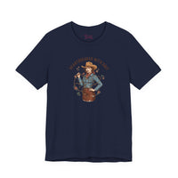 Bella+Canvas 3001 | Heartbreaker With Grit Tee | Western Valentine cowgirl, boot heart design
