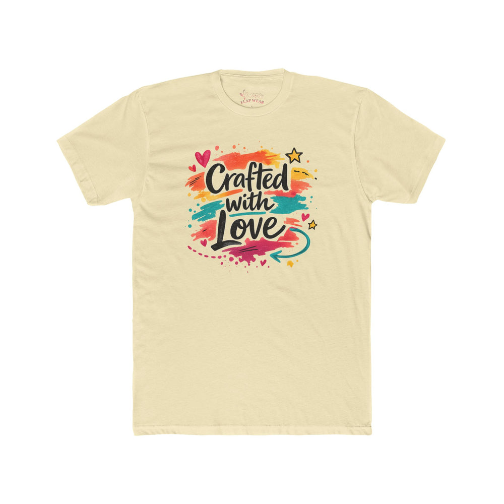 Next Level 3600 | Crafted with Love | Handmade Marker Aesthetic Unisex Jersey Tee | Crafted With Love T-Shirt — Colorful Handcrafted Maker Tee