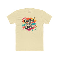 Next Level 3600 | Crafted with Love | Handmade Marker Aesthetic Unisex Jersey Tee | Crafted With Love T-Shirt — Colorful Handcrafted Maker Tee