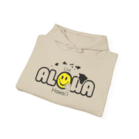 Gildan 18500 | Unisex “Live Aloha Hawaii” Hoodie – Smile & Shaka Design