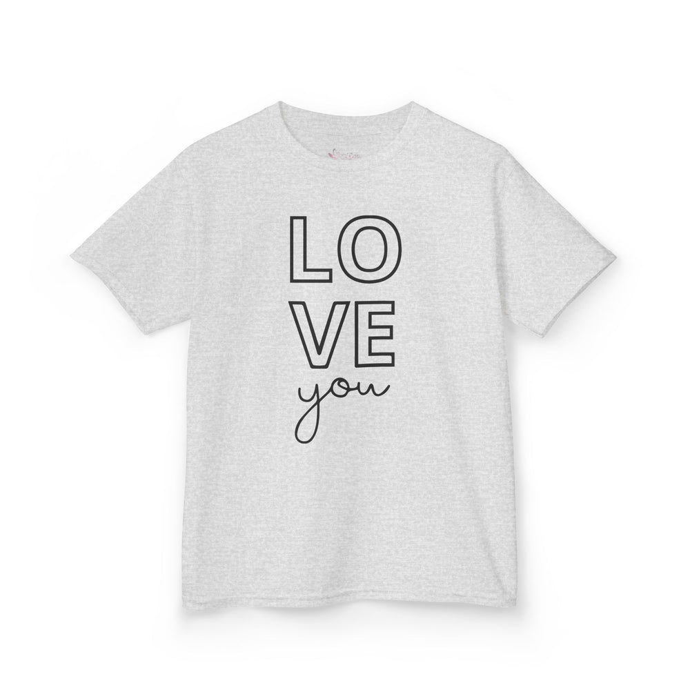 "Love You" Youth T-Shirt | Cute Valentine's Day Graphic Tee for Kids