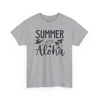Gildan 5000 | Sun-Drenched Vibes: Retro Summer Aloha Unisex Softstyle Tee