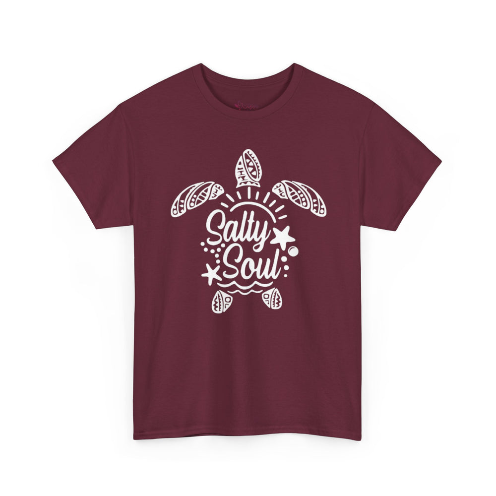 Gildan 5000 | Tribal Sea Turtle Unisex Softstyle Graphic Tee