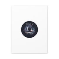 Libra Zodiac Canvas, Astrology Wall Art | Constellation Galaxy Print