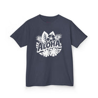 Gildan 5000B | Kids’ Aloha Tropical Vibes Graphic Tee – Fun Summer Style