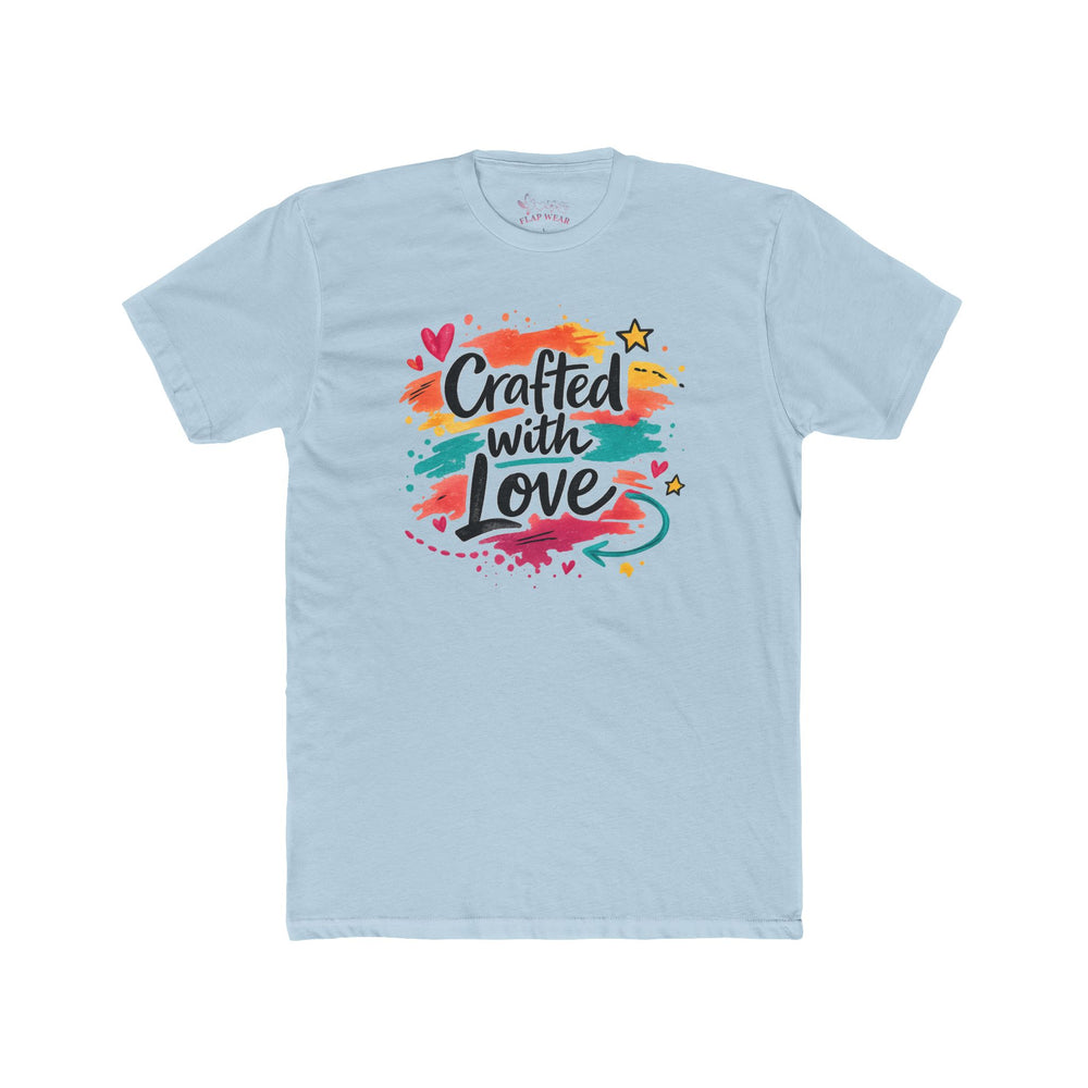 Next Level 3600 | Crafted with Love | Handmade Marker Aesthetic Unisex Jersey Tee | Crafted With Love T-Shirt — Colorful Handcrafted Maker Tee