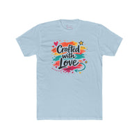 Next Level 3600 | Crafted with Love | Handmade Marker Aesthetic Unisex Jersey Tee | Crafted With Love T-Shirt — Colorful Handcrafted Maker Tee