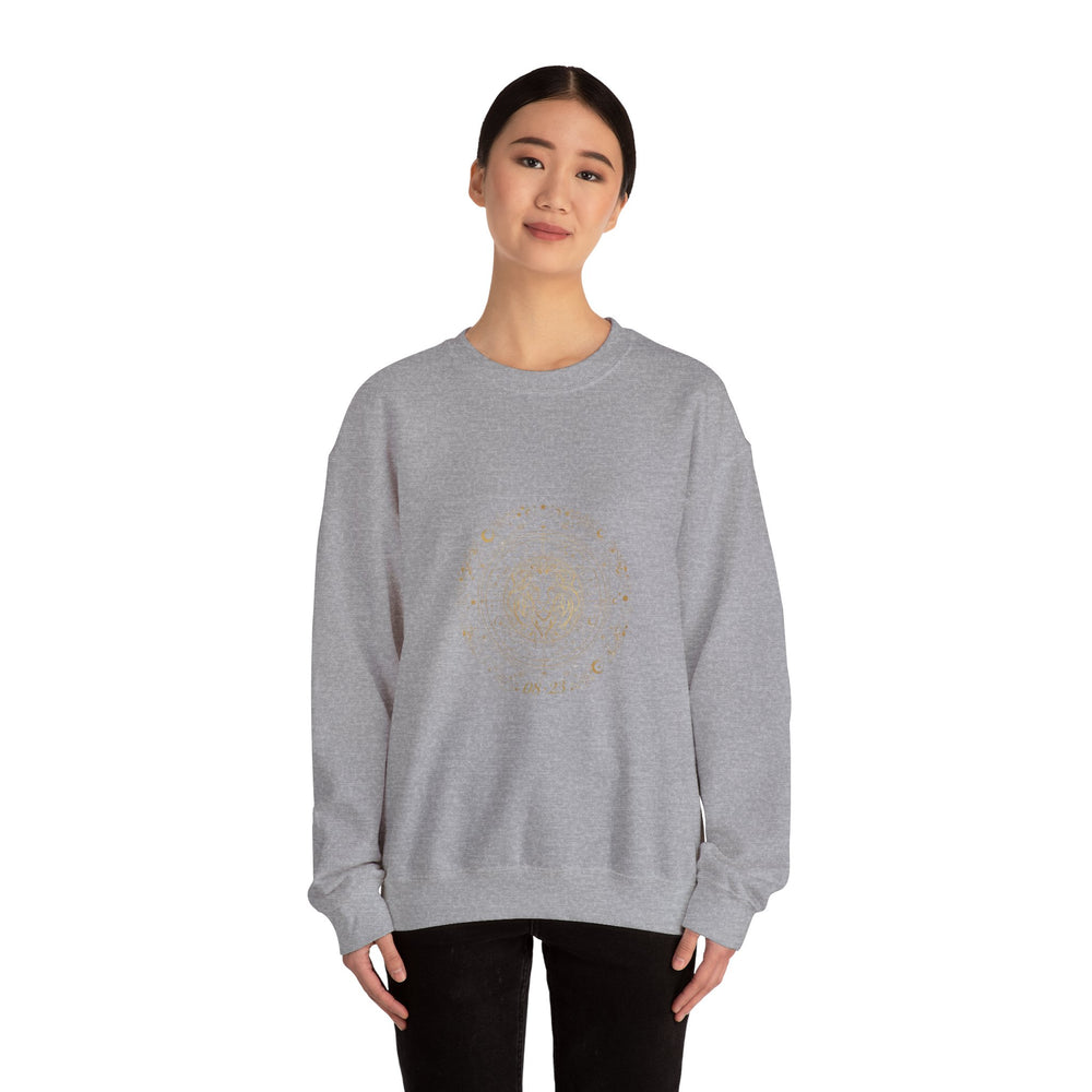 Zodiac Constellation Crest Sweatshirt | Astrological, Metallic Foil
