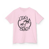 Gildan 5000B | Youth Paradise Beach T-Shirt – Comfortable Cotton Graphic Tee for Boys & Girls