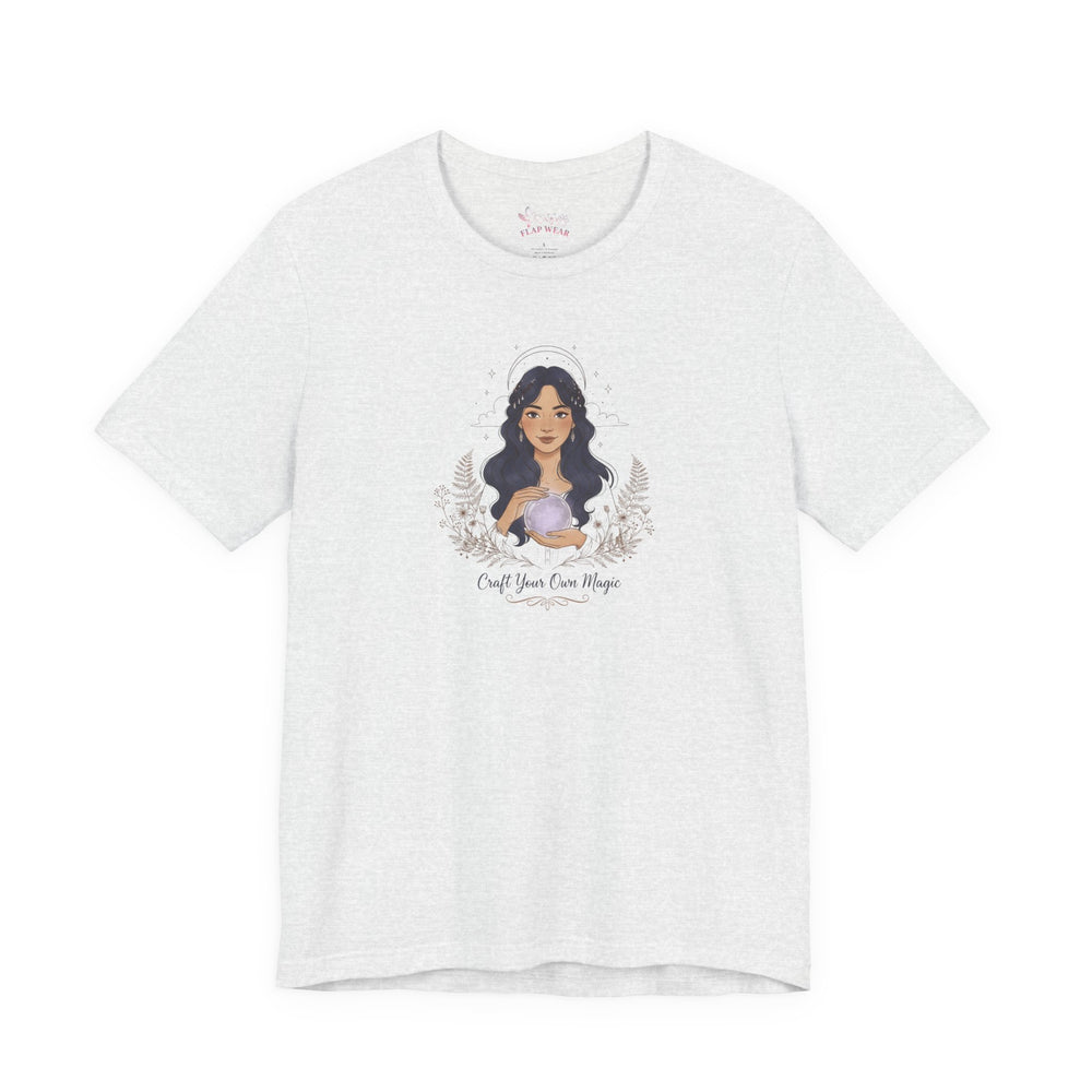 Bella+Canvas3001 | Craft Your Own Magic | Witchcore Aesthetic Unisex Cotton Tee