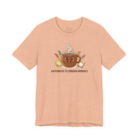 Bella+Canvas3001 | Caffeinated to Conquer Mondays | Cute Coffee Unisex Jersey Tee