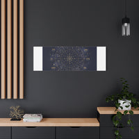 Gold Zodiac Wheel Canvas | Astrology Constellation Art, Cosmic Wall Print