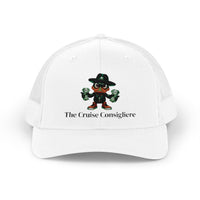 Cruise Consigliere Snapback Trucker Cap — Nautical Pirate Logo Hat