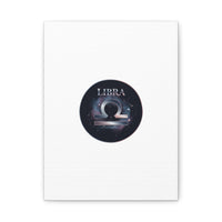 Libra Zodiac Canvas, Astrology Wall Art | Constellation Galaxy Print