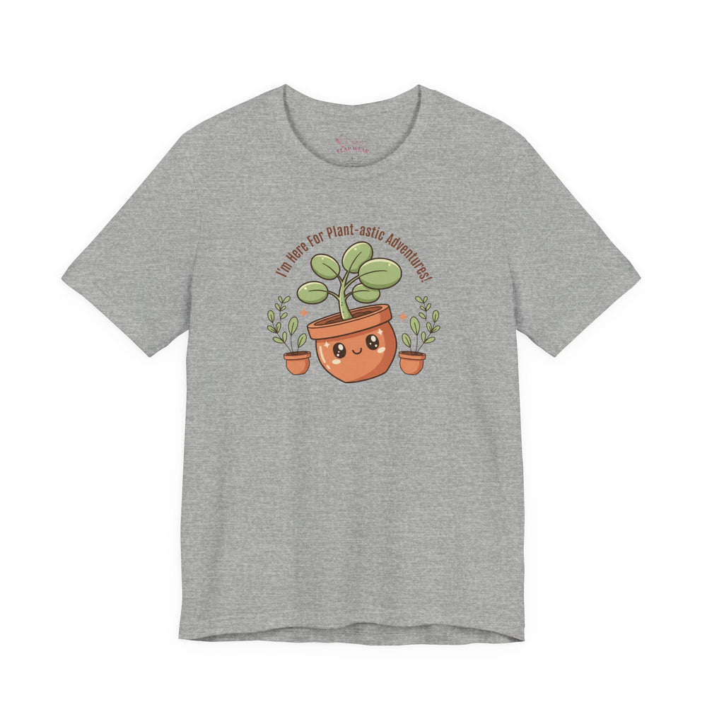 Bella+Canvas3001 | Plant-tastic Houseplant Pun Tee | Plant Mom Shirt, Succulent Pun