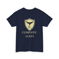 Unisex Heavy Cotton Tee | Custom Company Logo T-shirts, Custom Design Sweatshirts, Personalized Logo Hoodies, Custom Double Sided Print Shirts, Custom Text Shirts