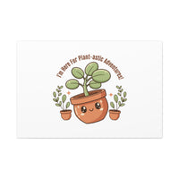 Plant-astic Pun Canvas | Stretched Matte Botanical Wall Art