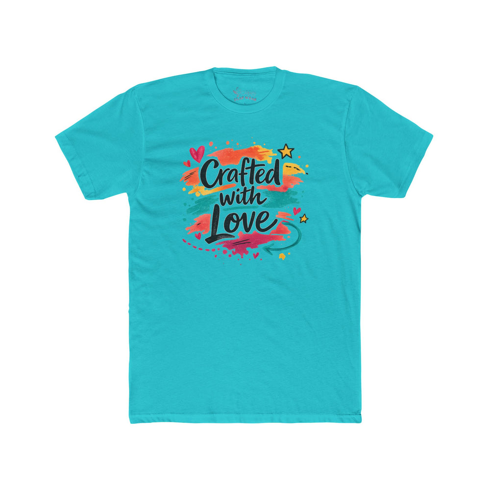 Next Level 3600 | Crafted with Love | Handmade Marker Aesthetic Unisex Jersey Tee | Crafted With Love T-Shirt — Colorful Handcrafted Maker Tee