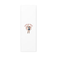 Love & Grit Canvas, Western Valentine Cowgirl Heart Poster | Cowboy Valentine