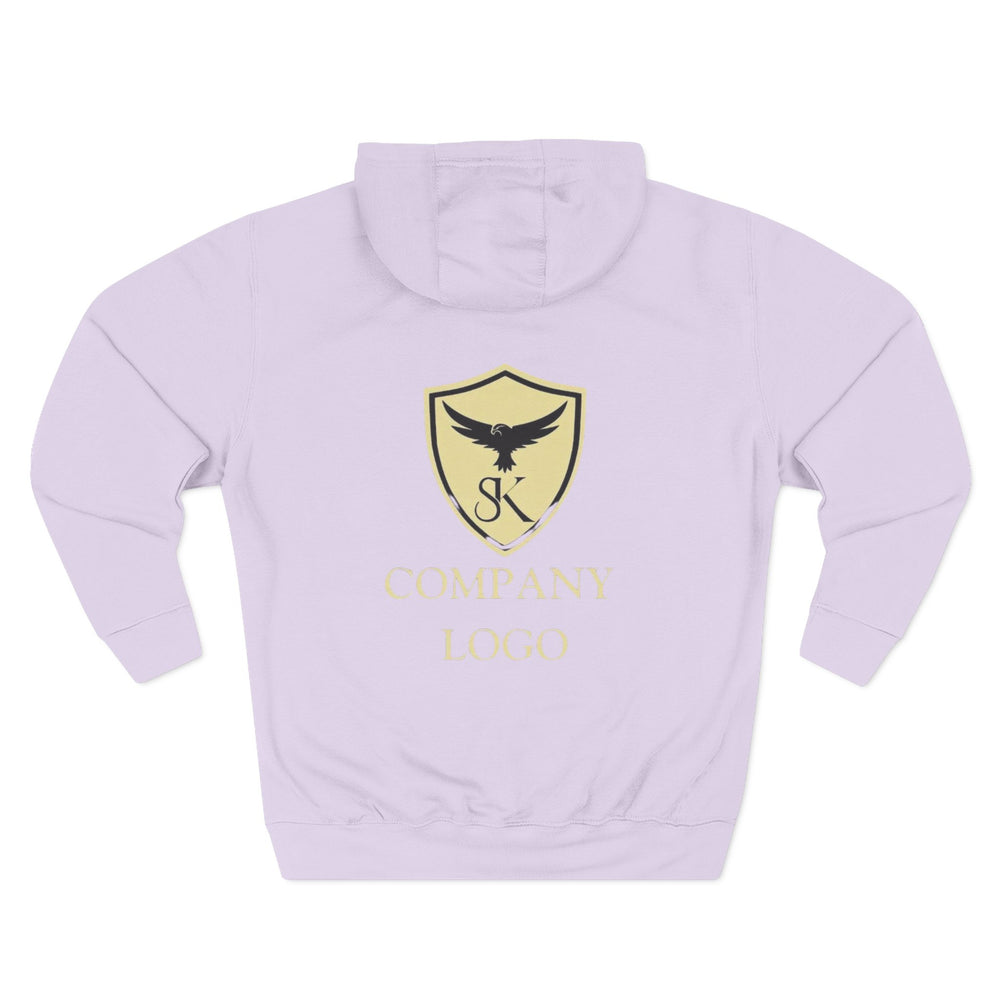 Three-Panel Fleece Hoodie