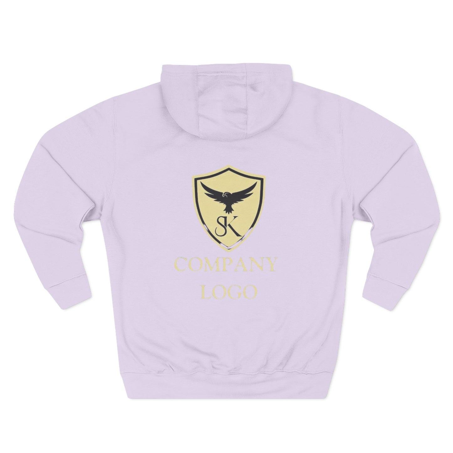 Three-Panel Fleece Hoodie