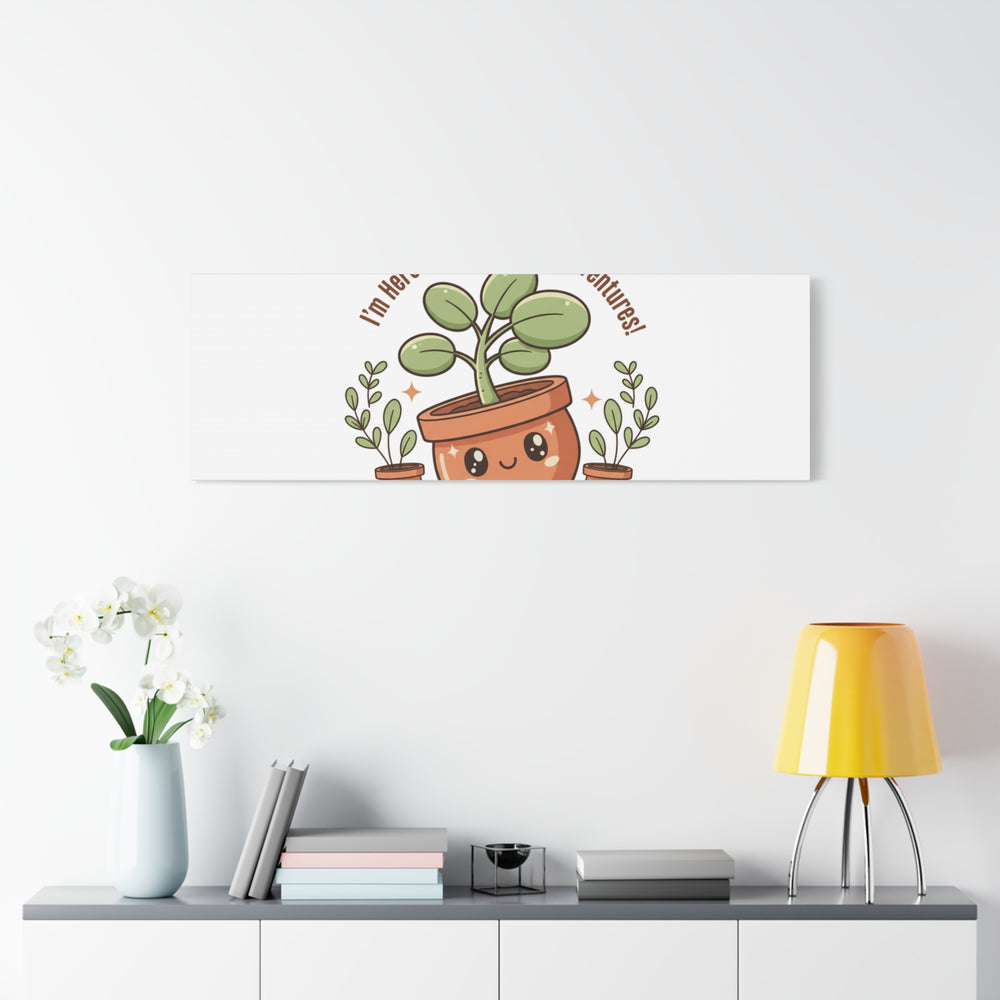 Plant-astic Pun Canvas | Stretched Matte Botanical Wall Art
