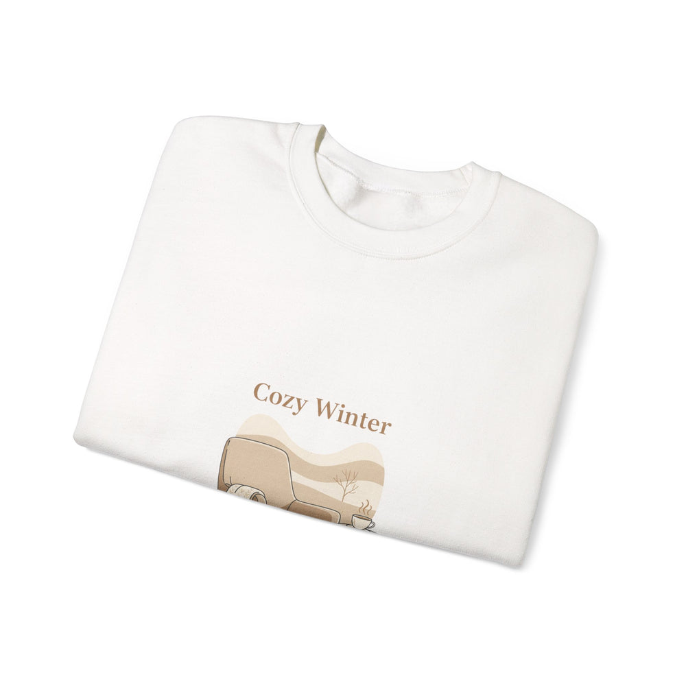 Cozy Winter micro-print sweatshirt | slow life minimalist, soft life