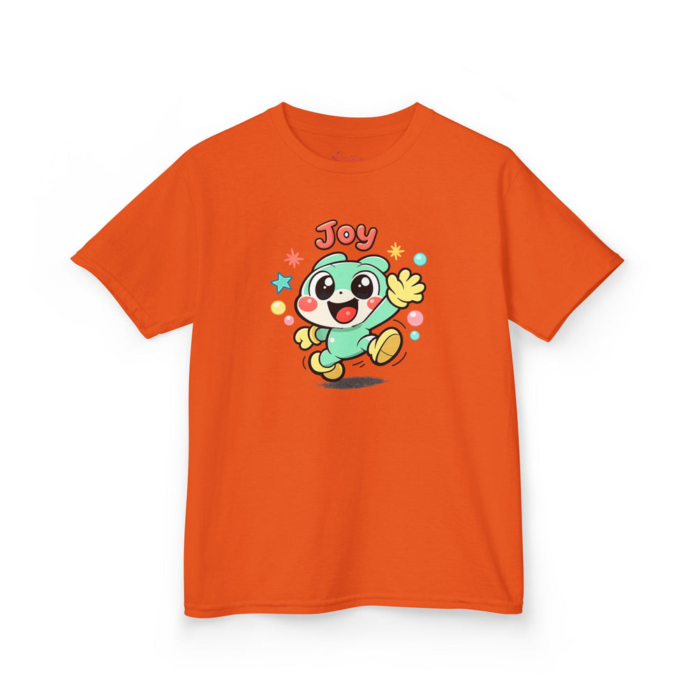 Gildan 5000B | The "Joy" Character Tee: Kids' Joyful Cartoon Character T-Shirt – Bright & Playful Design | Toddler & Youth "Joy" Graphic Tee – Cute Kawaii Style Mascot | Colorful "Joy" Stars & Bubbles...