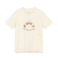 Bella+Canvas3001 | Love Always at Home Tee | date night at home, cozy couple