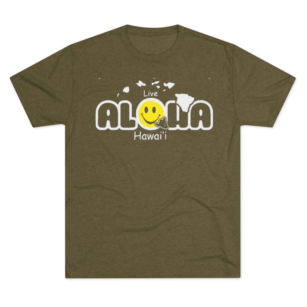 Next Level 6010 | Live Aloha Hawai'i Unisex Tri-Blend Vintage Tee