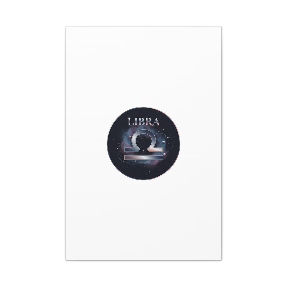 Libra Zodiac Canvas, Astrology Wall Art | Constellation Galaxy Print