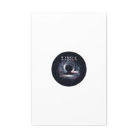 Libra Zodiac Canvas, Astrology Wall Art | Constellation Galaxy Print