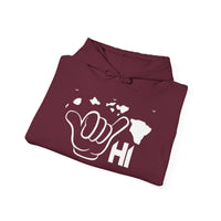 Gildan 18500 | Aloha Hawaii Shaka Hoodie – Unisex Pullover Sweatshirt