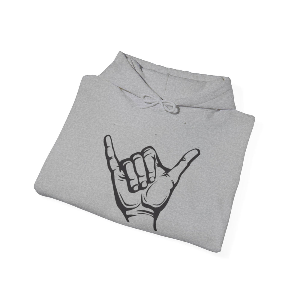 Gildan 18500 | POSITIVE Vibe Shaka Hand Unisex Hoodie – Cozy 'Hang Loose' Sweatshirt