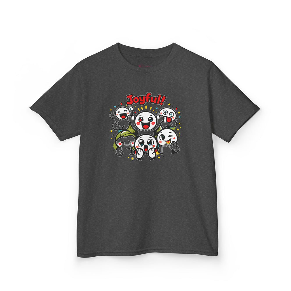 Gildan 5000B | "Joyful Crew" Kids' Premium Cotton Tee – Vibrant Cartoon Graphic T-Shirt