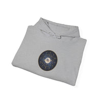 Celestial Constellation Wheel Hoodie | Zodiac Astrology, Galaxy Foil