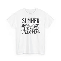 Gildan 5000 | Sun-Drenched Vibes: Retro Summer Aloha Unisex Softstyle Tee