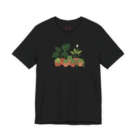 Bella+Canvas3001 | Plant Lady Tee | succulent pun, sage botanical doodle