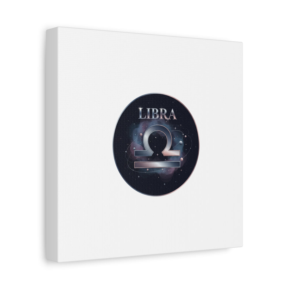 Libra Zodiac Canvas, Astrology Wall Art | Constellation Galaxy Print