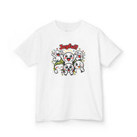 Gildan 5000B | "Joyful Crew" Kids' Premium Cotton Tee – Vibrant Cartoon Graphic T-Shirt
