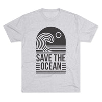 Next Level 6010 | Unisex Save The Ocean Tee — Retro Wave Environmental Awareness T-Shirt