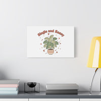 Single and Sassy Canvas, Matte Stretched | Anti‑Valentine, Funny Valentines Poster