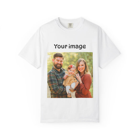 Comfort Colors®Custom Photo Shirt, Personalized T-Shirt, Custom Picture Tshirt, Your Photo Shirt, Family Picture Tee, Logo Image Shirts Gift