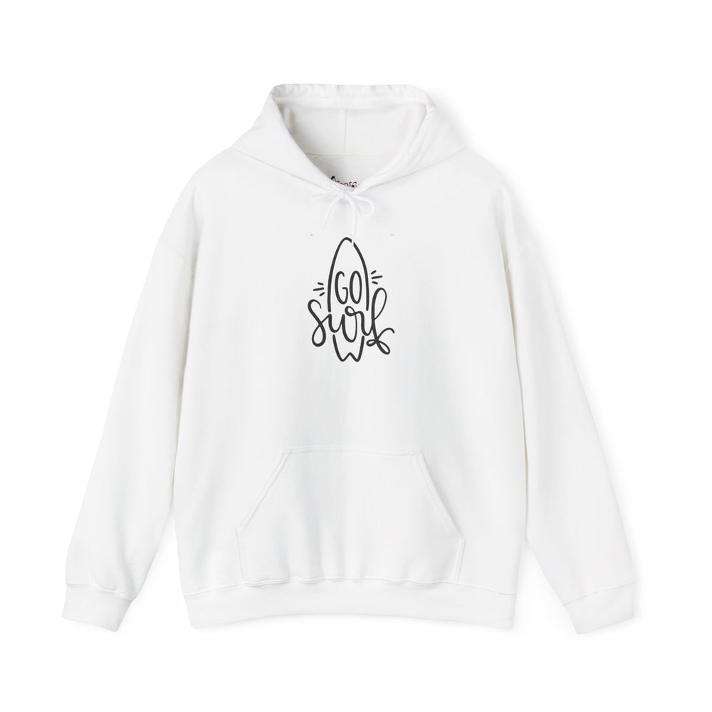 Gildan 18500 | Unisex "Positive Mind Vibes Life" Flower Hoodie – Minimalist Daisy Graphic – Premium Motivational Pullover