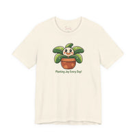 Bella+Canvas3001 | Planting Joy Every Day Tee | Plant Parent Humor, Succulent Pun