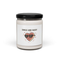Single and Sassy Candle, Soy Jar | Anti Valentine, Funny Singles