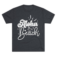 Next Level 6010 | Unisex Aloha Beach Vintage Inspired Unisex Tri-Blend Tee
