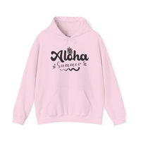 Gildan 18500 | Unisex "Aloha Summer" Pineapple Graphic Hoodie – Premium Fleece Pullover – Tropical Island Vibes